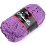 Bavlněná pletací příze Camilla (50g) varianta fialová tmavá – Zboží Mobilmania