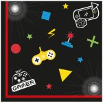 Procos papírové ubrousky Herní párty 33x33cm – Zboží Dáma