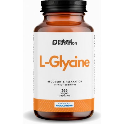 Natural Nutrition L-Glycine tobolkykapsle 90 kapslí – Hledejceny.cz