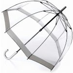 Fulton průhledný holový deštník Birdcage 1 SILVER L041 – Sleviste.cz