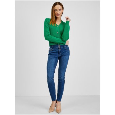 Orsay Zelený dámský kardigan s příměsí vlny Dámské zelená – Zboží Dáma