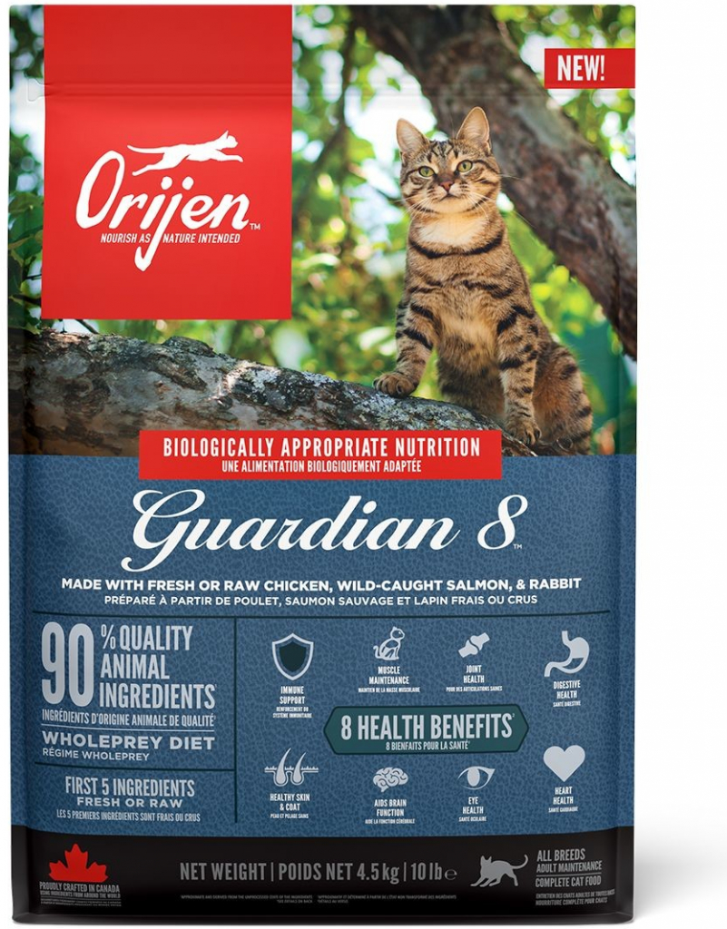 ORIJEN GUARDIAN 8 CAT 4,5 Kg