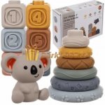 Kruzzel 24812 Senzorické měkké kostky, 13 ks – Zboží Dáma