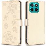 Clover knížkové pouzdro na Honor X8c - zlaté – Zboží Mobilmania