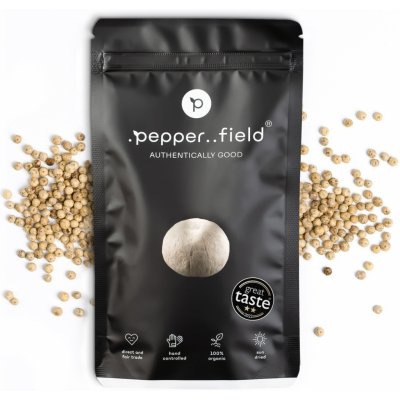 Pepper Field Kampotský Pepř bílý doypack 100 g – Zboží Dáma