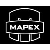 Mapex samolepící logo bílé