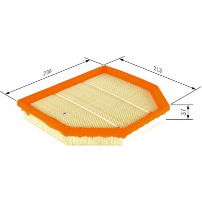 Vzduchový filtr BOSCH F 026 400 508 – Hledejceny.cz