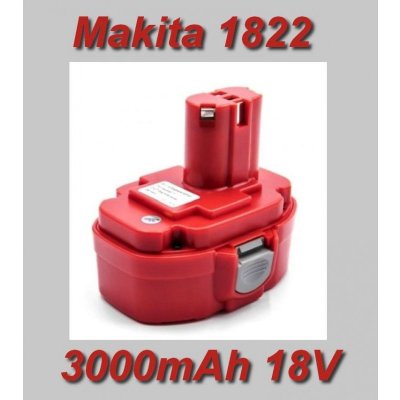 TopTechnology Makita 1822 3000mAh 18V Ni-MH - neoriginální – Zboží Mobilmania