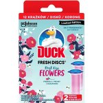 Duck fresh disk WC čistič náplň First Kiss Flowers 2 x 36 ml – Zboží Mobilmania