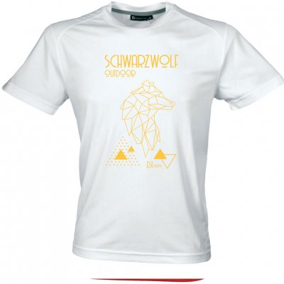 Schwarzwolf COOL SPORT MEN funkční tričko bílá