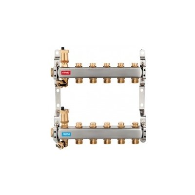 NOVASERVIS Rozdělovač nerez s regulačními mechan. ventily 5 okruhů - SN-ROU05S – Hledejceny.cz