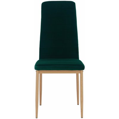 Kondela Coleta Nova smaragdová látka / dub – Zboží Dáma