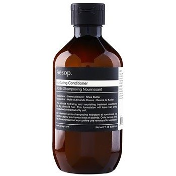 Aésop Hair Nurturing vyživující kondicionér pro suché poškozené chemicky ošetřené vlasy Tocopherol Sweet Almond and Shea Butter 200 ml