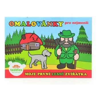 Omalovánky Moje první lesní zvířátka