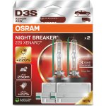 Xenonová výbojka D3S Osram Xenarc Night Breaker Laser +220% 66340XN2-2HB 2kusy – Hledejceny.cz