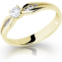 Zodiax Zlatý dámský prsten se zirkony 1020