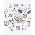 Sada 46 samolepek - Vintage Clock – Sleviste.cz