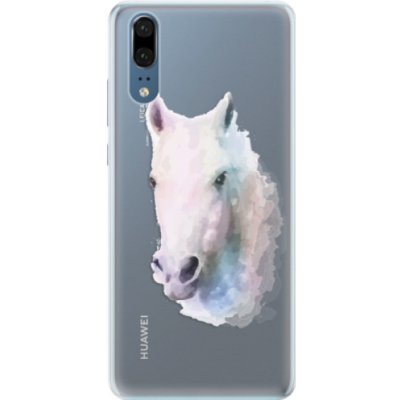 Pouzdro iSaprio mléčně zakalené Bílý kůň 01 Huawei P20 – Hledejceny.cz