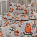 Biante dětské povlečení Sandra SA 711 Kapybary na šedém 90 x 140 cm 50 x 70 cm – Hledejceny.cz