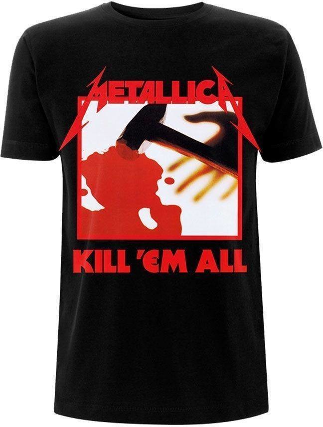 Rock Off Metallica Unisex Tee Kill \'Em All Tracks Back Print