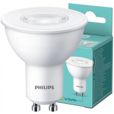 Philips LED žárovka , 4,7W, GU10, studená bílá – Hledejceny.cz