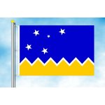 Vlajka Magallanes a Chilské Antarktidy Rozměr: 100x150 cm, Uchycení: Karabiny na stožár – Hledejceny.cz