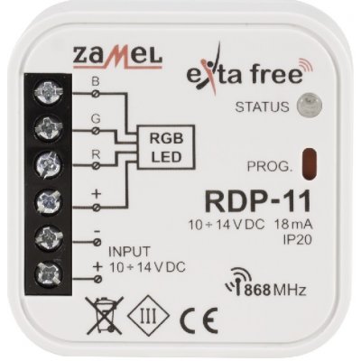 Zamel rádiový RGB ovládač EXTA FREE RDP-11 – Zboží Živě