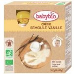 Babybio Kapsička krém krupička vanilka 4 x 85 g – Zboží Dáma