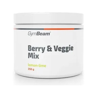 GymBeam Berry & Veggie Mix 250 g Citrón Limetka – Hledejceny.cz