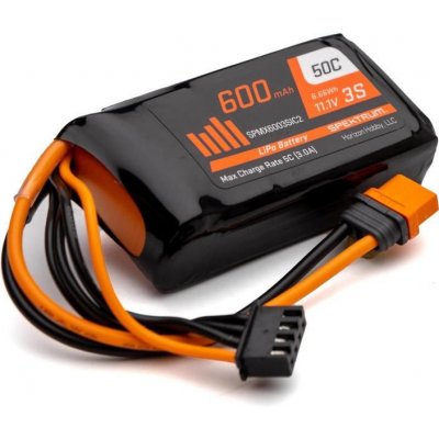Spektrum LiPo 11.1V 600mAh 50C IC2 – Hledejceny.cz