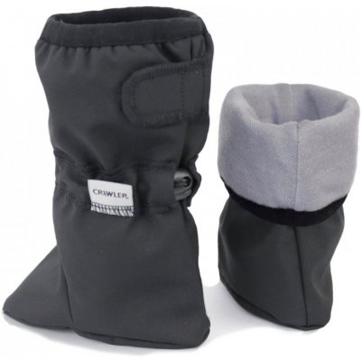 Crawler capáčky softshell merino černá šedá – Sleviste.cz