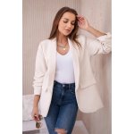 Kesi sako 9709 s elegantní klopou Smetanová – Zboží Dáma