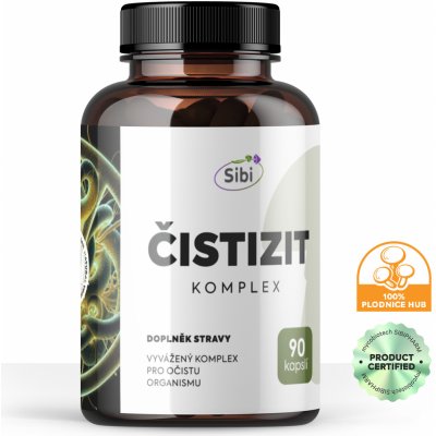Sibi Čistizit komplex houbové extrakty 470 mg 90 kapslí – Hledejceny.cz