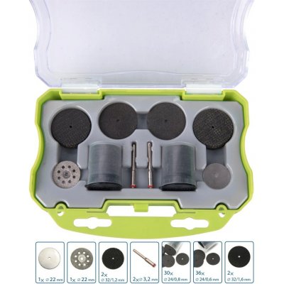 Extol Craft 903770 sada nástrojů do přímé brusky 3,2mm 74ks – Sleviste.cz