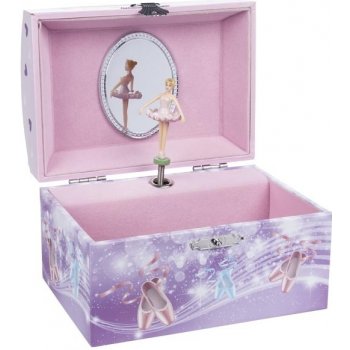 Goki hrací skříňka šperkovnice Baletka fialová | skvělý dárek