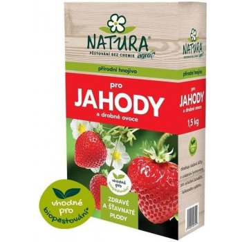 Agro NATURA Organické hnojivo pro jahody a drobné ovoce 1,5 kg