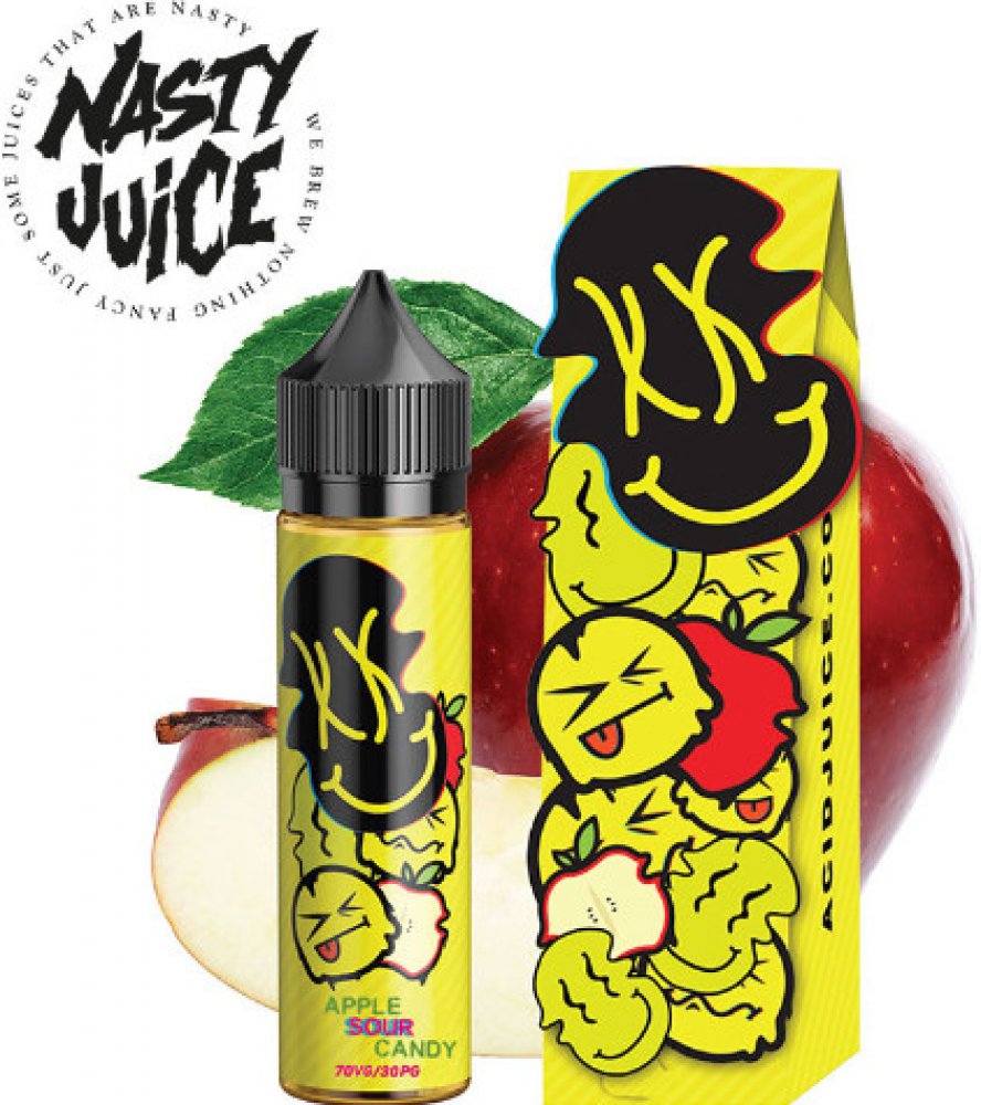 Nasty Juice Acid Shake & Vape Apple Sour Candy 50/60ml | Srovnanicen.cz