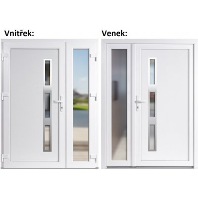 Soft Venus Inox Sklo Nisip Bílá/bílá 200 cm – Hledejceny.cz