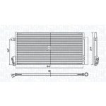 Kondenzátor, klimatizace MAGNETI MARELLI 350203619000
