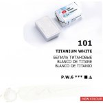 White Nights Akvarelová barva 2,5 ml Titanium White 101 – Zboží Mobilmania