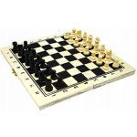 MADE Dřevěné Šachy 21 x 21 cm – Zboží Dáma