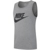 Pánská tílka Nike pánské tílko Men tank top Icon Futura grey šedá black