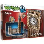 Wrebbit 3D puzzle Big Ben a Westminsterský palác 890 ks – Zboží Dáma