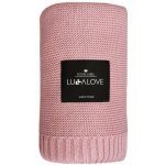 Lullalove Velká bambusová dečka Pivoňka Úplet klasický – Sleviste.cz