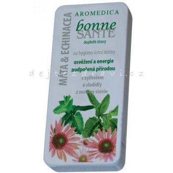 Aromedica Bonne Santé Máta & Echinacea Aromaterapeutické pastilky 80 ks