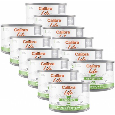 Calibra Life Sensitive Rabbit 12 x 0,2 kg – Hledejceny.cz