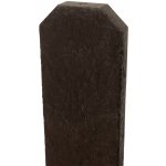 Plastové plotovky z recyklátu, tříhranné 78x21, hnědé Délka plotovky: 1000 mm – Hledejceny.cz