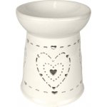 1patro Porcelánová aroma lampa se srdíčky X2900 – Zboží Mobilmania