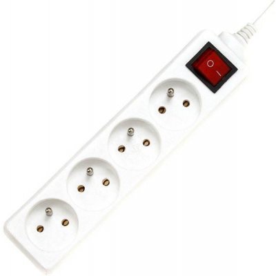 Premiumcord prodlužovací kabel pp4k-10 10m 4 zásuvky vypínač bílý – Zboží Mobilmania