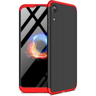 PROTEMIO 17828 360° Ochranný obal Honor 8A černý-červený – Zboží Mobilmania